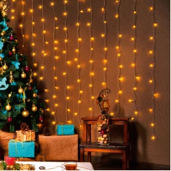 HOME KIN126C/WW svetleći niz 126 toplo belih LED zavesa 1.4m
