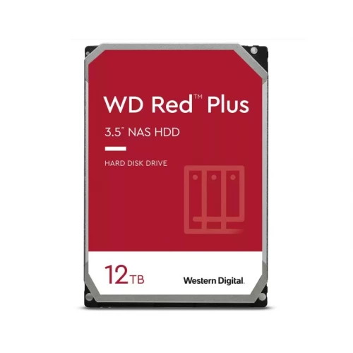 Hard disk WD 12TB 3.5 inča SATA III 256MB Red Plus - Hard disk za video nadzor