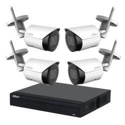 Komplet video nadzora Dahua sa 4 IP WiFi bullet kamere i 4 kanalnim NVR snimačem
