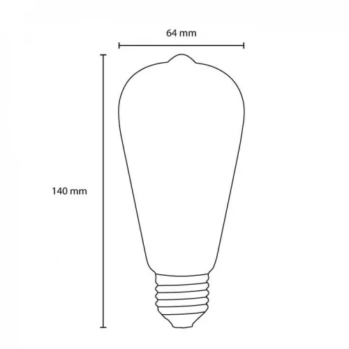 LED filament sijalica dimabilna toplo bela 8W - Led sijalice