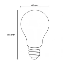 LED filament sijalica klasik toplo bela 8W OSRAM
