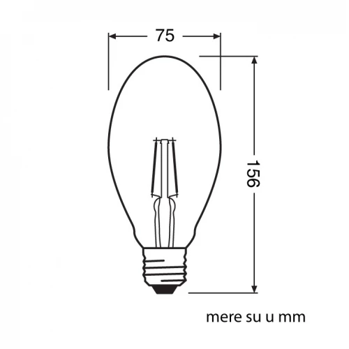 LED filament sijalica toplo bela 4W OSRAM retro - Led sijalice LED filament sijalica toplo bela 4W OSRAM retro - Led sijalice