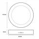 LED nadgradna panel lampa 12W dnevno svetlo - LED nadgradna panel lampa 12W dnevno svetlo -