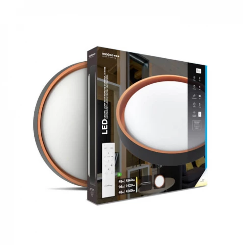 LED plafonjera crna 96W toplo, hladno, dnevna svetlost - Led plafonjere LED plafonjera crna 96W toplo, hladno, dnevna svetlost - Led plafonjere