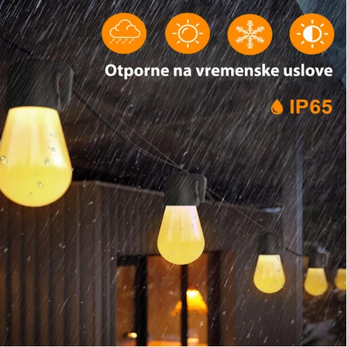 LED svetleći niz 15m, 15 sijalica - Led spoljna rasveta LED svetleći niz 15m, 15 sijalica - Led spoljna rasveta