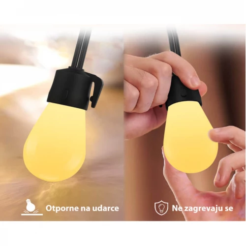 LED svetleći niz 15m, 15 sijalica - Led spoljna rasveta LED svetleći niz 15m, 15 sijalica - Led spoljna rasveta