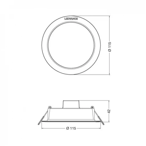 LEDVANCE LED ugradna panel lampa 8W - Led spotovi LEDVANCE LED ugradna panel lampa 8W - Led spotovi