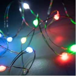 Lampice za jelku 100 RGB LED dioda HOME ML112RGB sa daljinskim 12 efekata