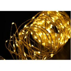 Lampice za jelku Modee ML-C1011, 100 toplo belih LED dioda, 5 m, AA baterije