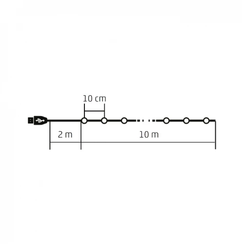 Lampice za jelku sa 100 RGB LED dioda - Lampice za jelku sa 100 RGB LED dioda -