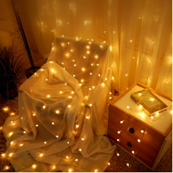 Lampice za jelku sa 100 toplo belih LED dioda ML-C2009