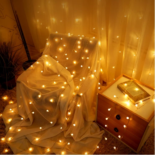 Lampice za jelku sa 100 toplo belih LED dioda ML-C2009 -