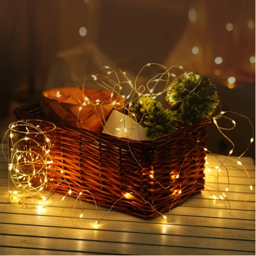 Lampice za jelku sa 100 toplo belih LED dioda ML-C2012 - Dekorativna rasveta Lampice za jelku sa 100 toplo belih LED dioda ML-C2012 - Dekorativna rasveta