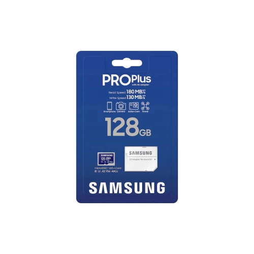 Memorijska kartica PRO PLUS 128GB U3 Blue + SDXC - Hard disk za video nadzor Memorijska kartica PRO PLUS 128GB U3 Blue + SDXC - Hard disk za video nadzor