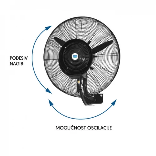 PROSTO zidni ventilator sa raspršivačem 9 l - Ostala oprema PROSTO zidni ventilator sa raspršivačem 9 l - Ostala oprema
