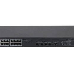 Dahua PFS4218-16ET-240-V3 managed PoE svič 16 portova sa gigabitnim uplinkom i SFP, 240W