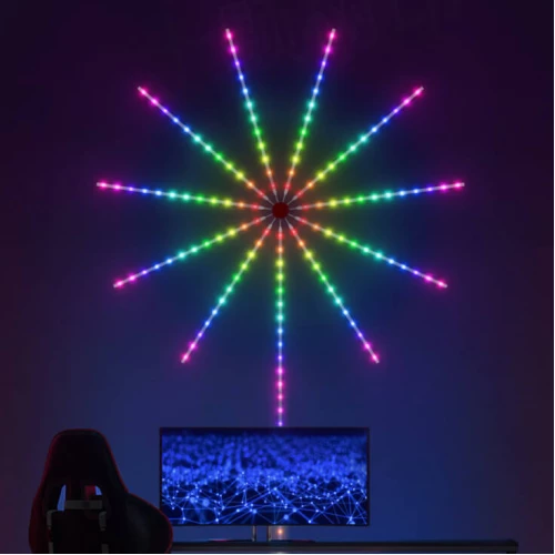 RGB LED vatromet sa daljinskim i BT 10x0.5 m - Led trake RGB LED vatromet sa daljinskim i BT 10x0.5 m - Led trake