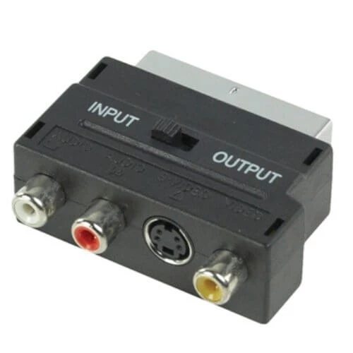 Skart adapter na 3RCA sa prekidačem In/Out S3 - Instalaciona oprema Skart adapter na 3RCA sa prekidačem In/Out S3 - Instalaciona oprema