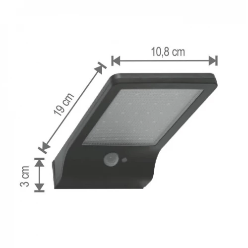 Solarni reflektor LED sa senzorom pokreta zidni - Led spoljna rasveta Solarni reflektor LED sa senzorom pokreta zidni - Led spoljna rasveta