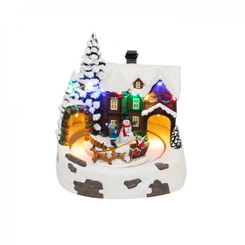 Svetleća LED diorama "snežna koliba" - Dekorativna rasveta Svetleća LED diorama "snežna koliba" - Dekorativna rasveta