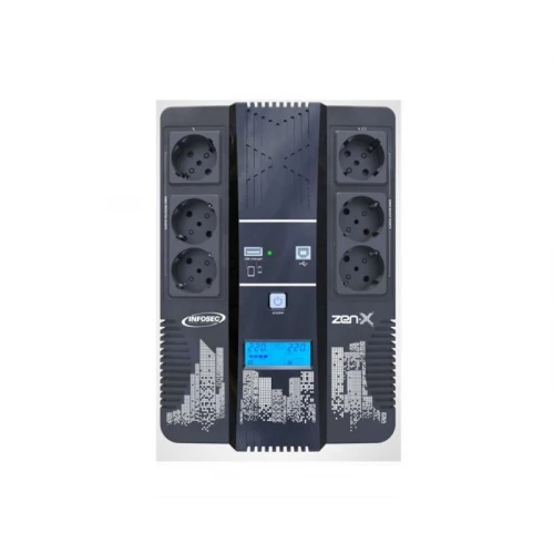 UPS INFOSEC COMMUNICATION Zen-X 800 FR/SCHUKO - Pretvarači napona UPS INFOSEC COMMUNICATION Zen-X 800 FR/SCHUKO - Pretvarači napona