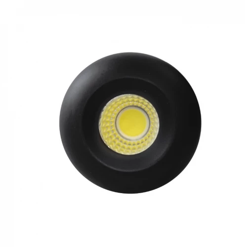 Ugradna LED lampa 3W dnevno svetlo crna - Led spotovi