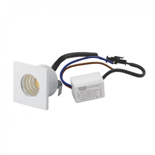 Ugradna LED lampa 3W toplo bela COB - Led spotovi