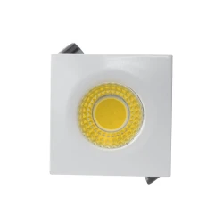 Ugradna LED lampa PROSTO 3W toplo bela, kvadratna, COB 250lm