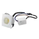 Ugradna LED lampa 3W toplo bela kocka - Led spotovi