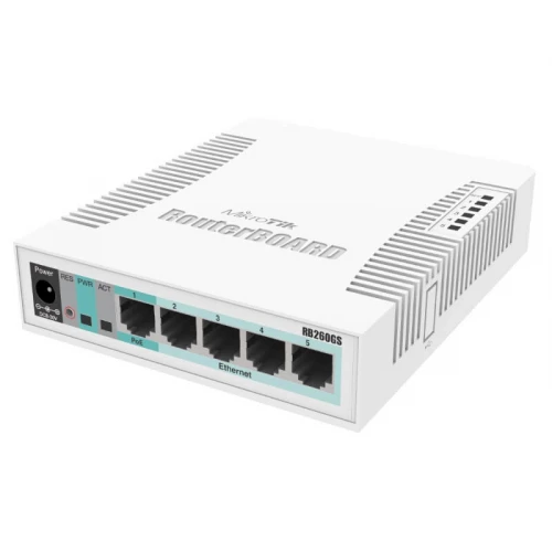 Upravljivi switch MIKROTIK RB260GS, SwOS - Ethernet svičevi Upravljivi switch MIKROTIK RB260GS, SwOS - Ethernet svičevi