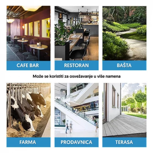 Ventilator sa raspršivačem 41 l Prosto - Ostala oprema Ventilator sa raspršivačem 41 l Prosto - Ostala oprema