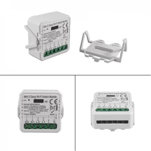 Wi-Fi smart prekidač-modul, 2x10A - Ostala oprema Wi-Fi smart prekidač-modul, 2x10A - Ostala oprema