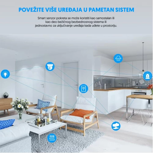 Wi-Fi smart senzor pokreta Tuya - Alarm Wi-Fi smart senzor pokreta Tuya - Alarm