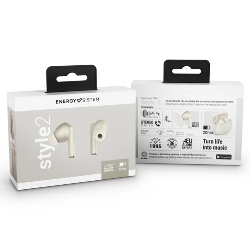 Wireless bubice ENERGY SISTEM Style 2 Champagne True krem - Slušalice Wireless bubice ENERGY SISTEM Style 2 Champagne True krem - Slušalice