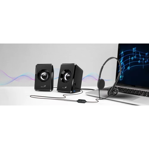 Zvučnici GENIUS SP-U125 USB crni - Zvučnici Zvučnici GENIUS SP-U125 USB crni - Zvučnici