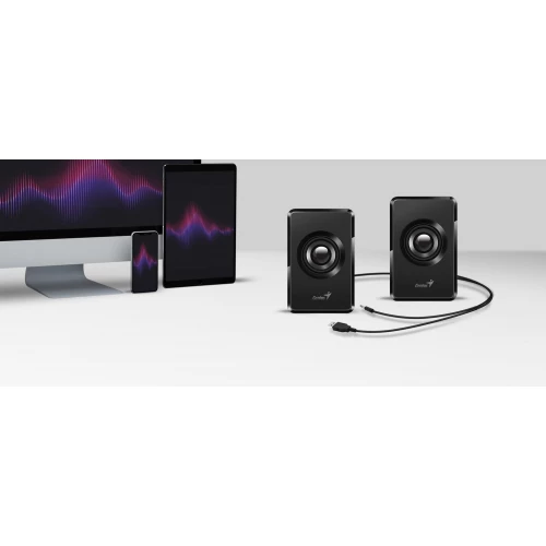 Zvučnici GENIUS SP-U125 USB crni - Zvučnici Zvučnici GENIUS SP-U125 USB crni - Zvučnici