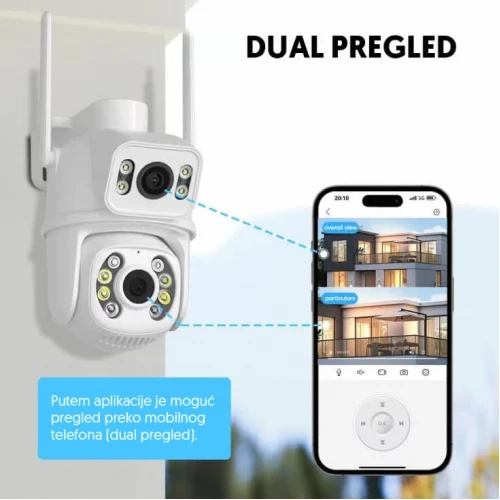 IP Wi-Fi dual kamera sa dvosmernom komunikacijom - IP kamere IP Wi-Fi dual kamera sa dvosmernom komunikacijom - IP kamere