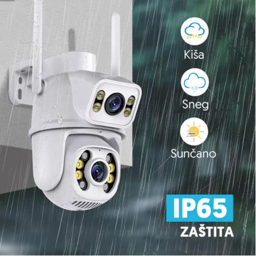 IP Wi-Fi dual kamera sa dvosmernom komunikacijom - IP kamere IP Wi-Fi dual kamera sa dvosmernom komunikacijom - IP kamere