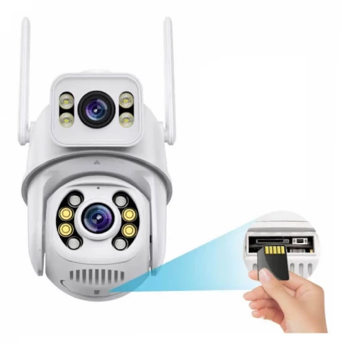 IP Wi-Fi dual kamera sa dvosmernom komunikacijom - IP kamere IP Wi-Fi dual kamera sa dvosmernom komunikacijom - IP kamere