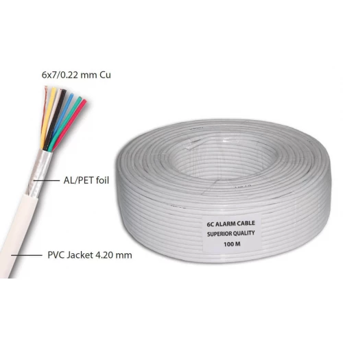Alarmni kabl 6C CCA 6x0.25mm - Kablovi Alarmni kabl 6C CCA 6x0.25mm - Kablovi