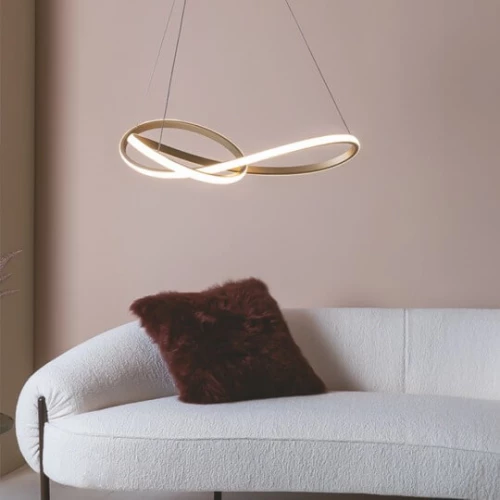 LED visilica zlatna 35W 3000K 500mm - Lusteri i visilice LED visilica zlatna 35W 3000K 500mm - Lusteri i visilice