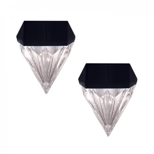 Nazidna solarna lampa - 2 kom. - Led spoljna rasveta Nazidna solarna lampa - 2 kom. - Led spoljna rasveta