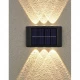 Nazidna solarna lampa sa 6 dioda - Led spoljna rasveta Nazidna solarna lampa sa 6 dioda - Led spoljna rasveta