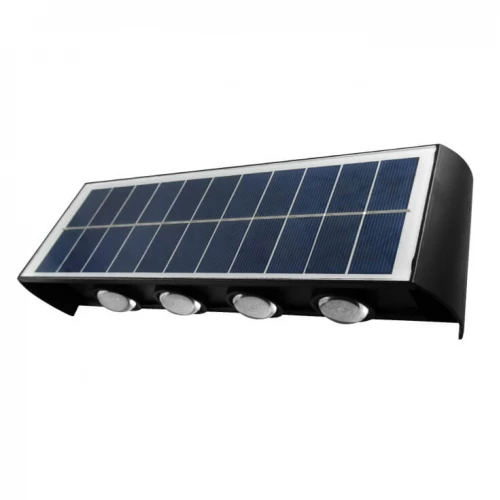 Nazidna solarna lampa sa 8 dioda - Led spoljna rasveta Nazidna solarna lampa sa 8 dioda - Led spoljna rasveta