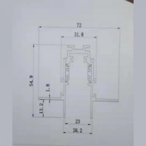 Šina 2m 12mm slim ugradna (za namestaj) crna - Šinska rasveta Šina 2m 12mm slim ugradna (za namestaj) crna - Šinska rasveta