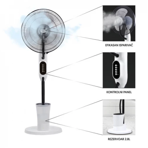Ventilator sa isparivačem vode PROSTO - Ostala oprema Ventilator sa isparivačem vode PROSTO - Ostala oprema