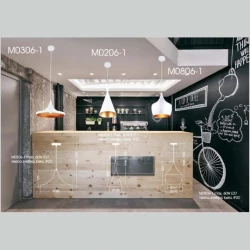 Visilica bela 1xE27 Max.60W/220V M0806-1