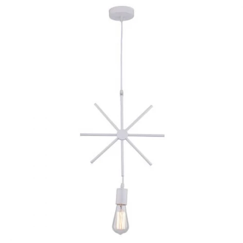 Visilica bela zvezda 1xE27 Max.60W/220V M161710 - Lusteri i visilice Visilica bela zvezda 1xE27 Max.60W/220V M161710 - Lusteri i visilice