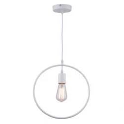 Visilica beli krug 1xE27 Max.60W/220V M161713