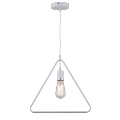 Visilica beli trougao 1xE27 Max.60W/220V M161712 - Lusteri i visilice Visilica beli trougao 1xE27 Max.60W/220V M161712 - Lusteri i visilice